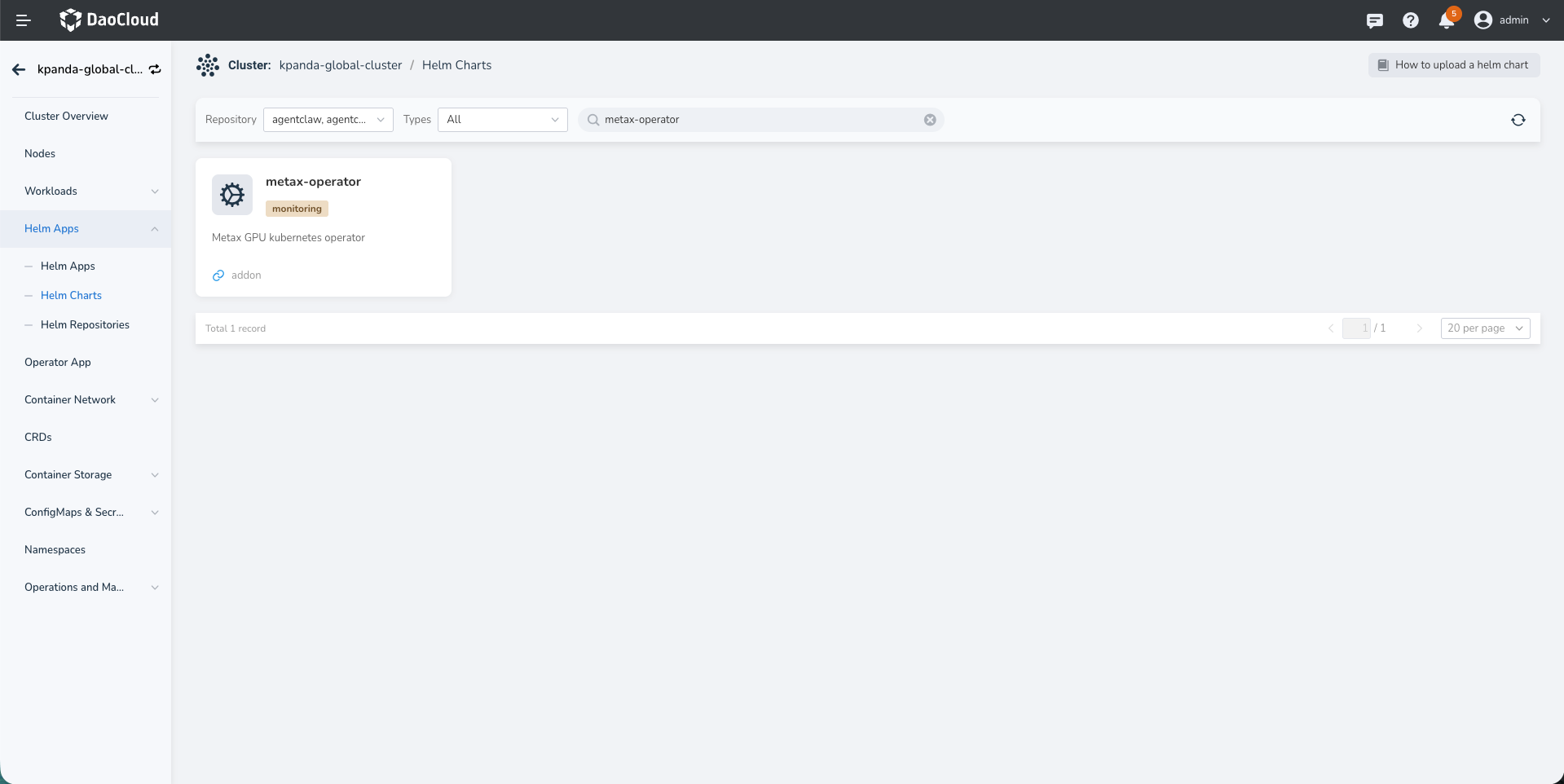 Install metax-operator